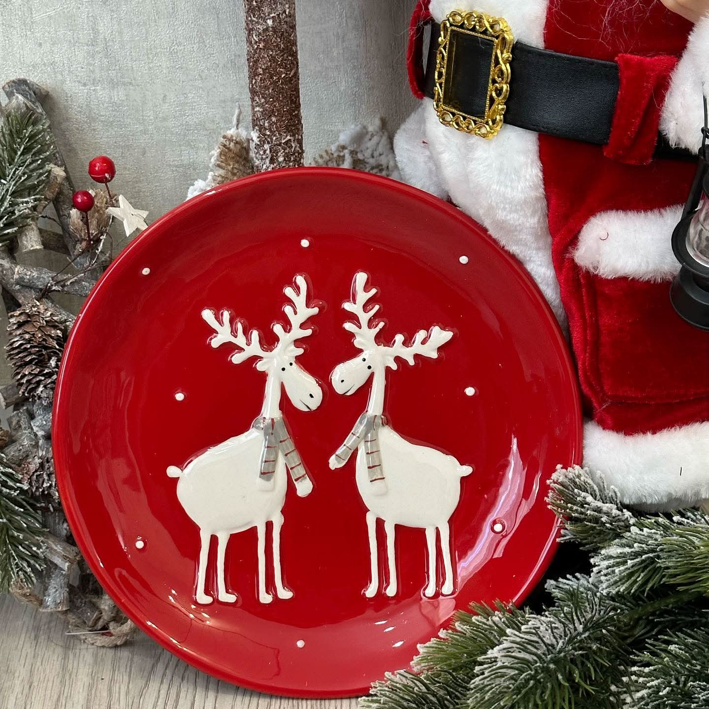 5-Piece Christmas Porcelain Set