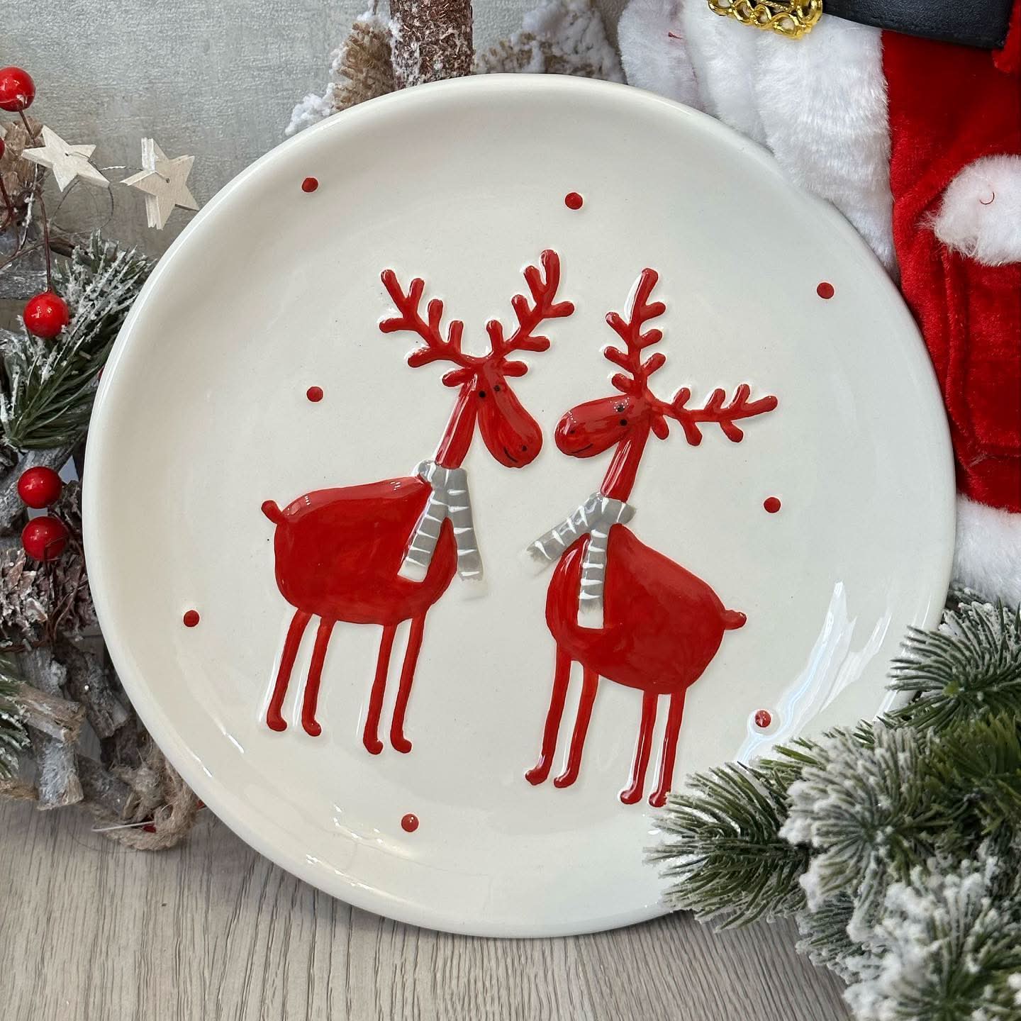 5-Piece Christmas Porcelain Set