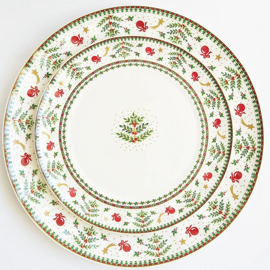 2-Piece Christmas Porcelain Set