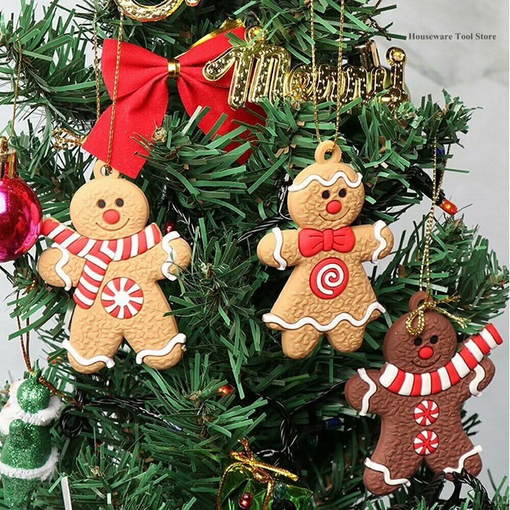 Christmas Tree Decorations – 25pcs Gingerbread Man Ornaments