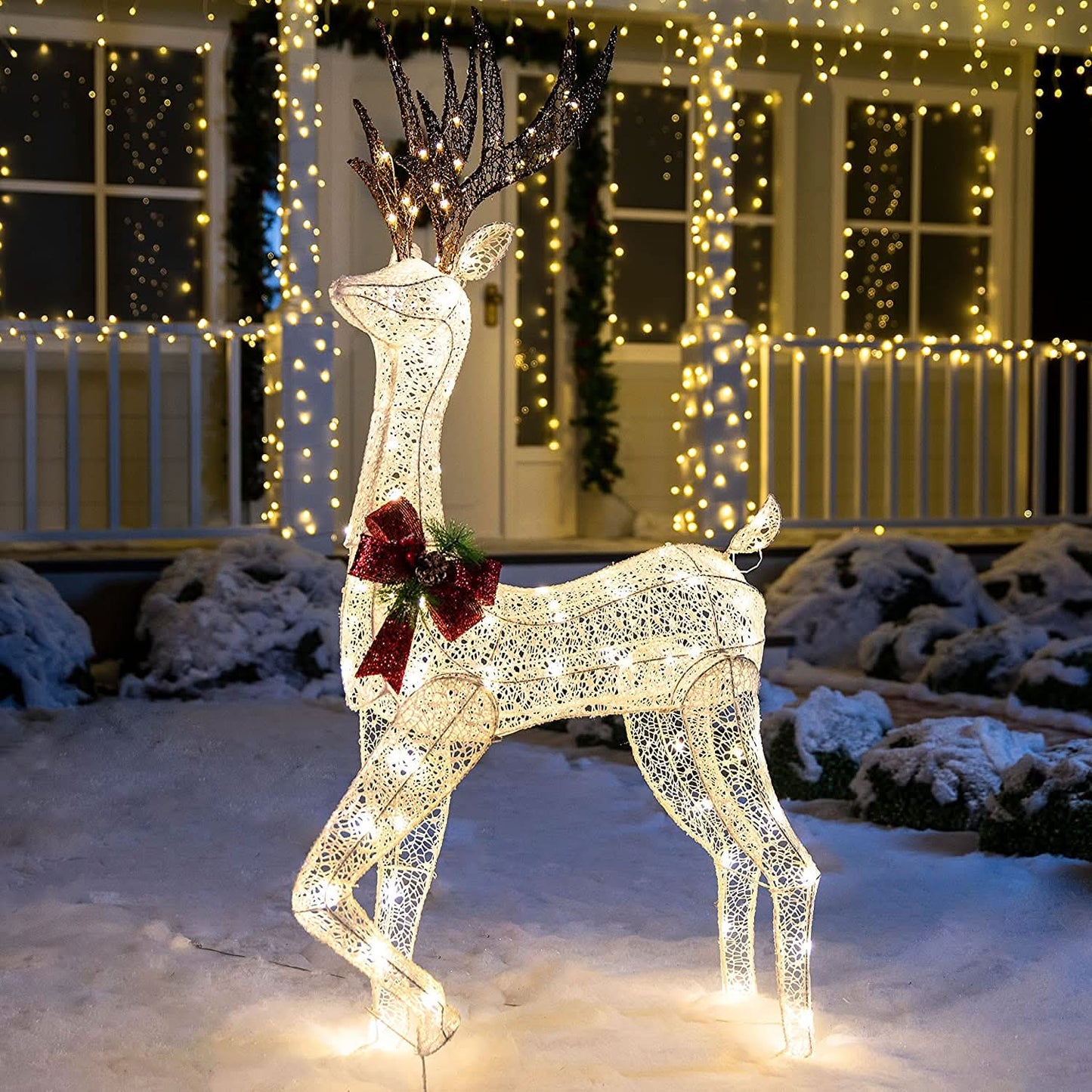 1.52m LED Light-Up Reindeer