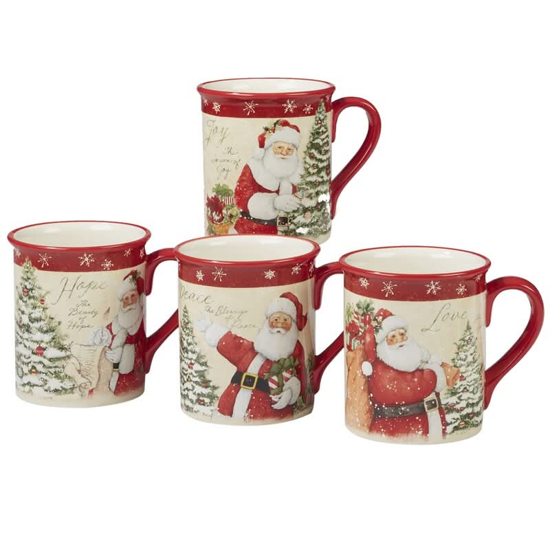 Holiday Wishes Christmas Dinnerware Set – 16 Pieces
