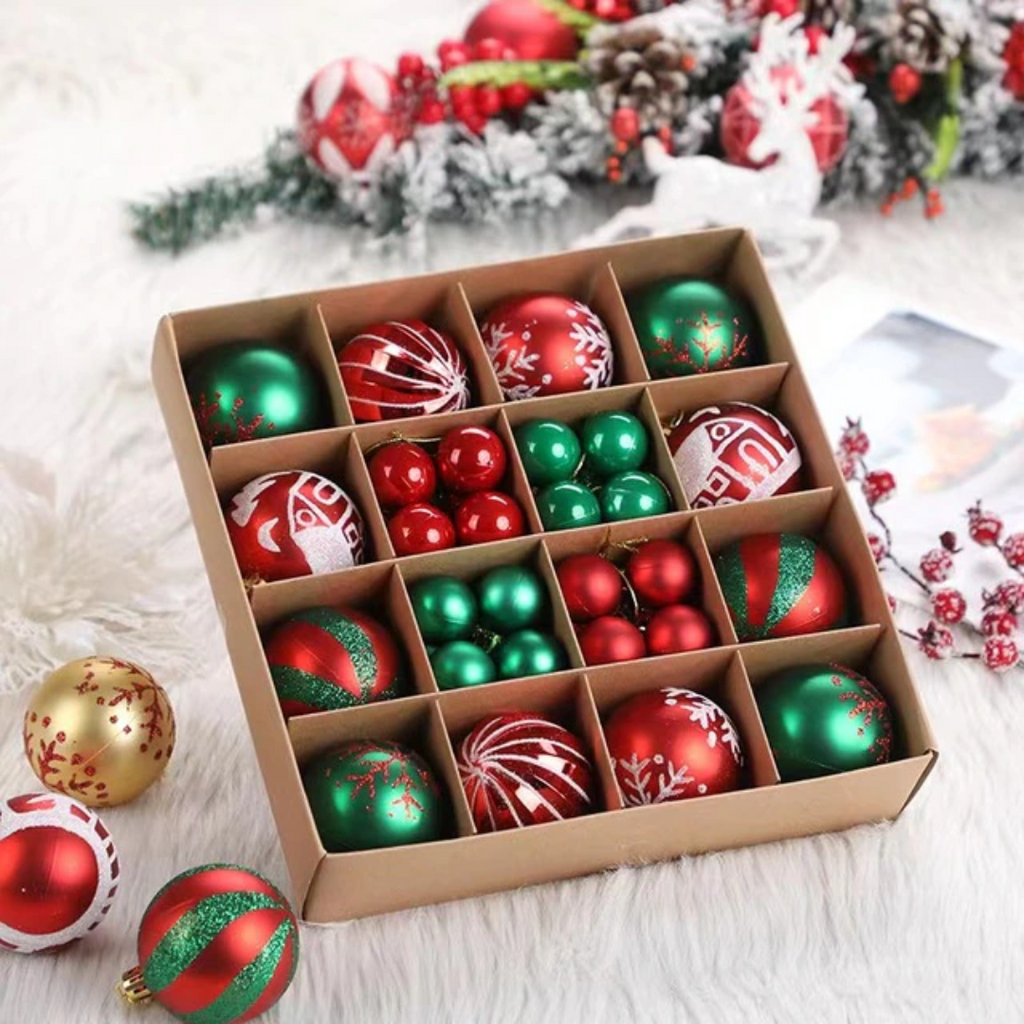 Christmas Ball Ornament Set – 42pcs