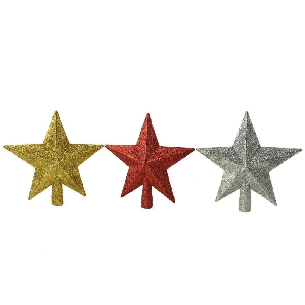 Golden Star Christmas Tree Topper – 20cm