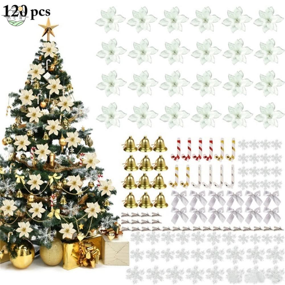 Christmas Tree Decoration Set – 120 Pieces