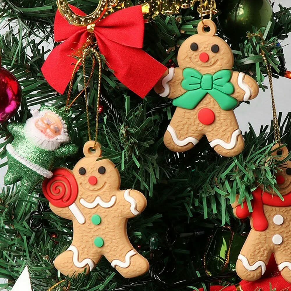 Christmas Tree Decorations – 25pcs Gingerbread Man Ornaments