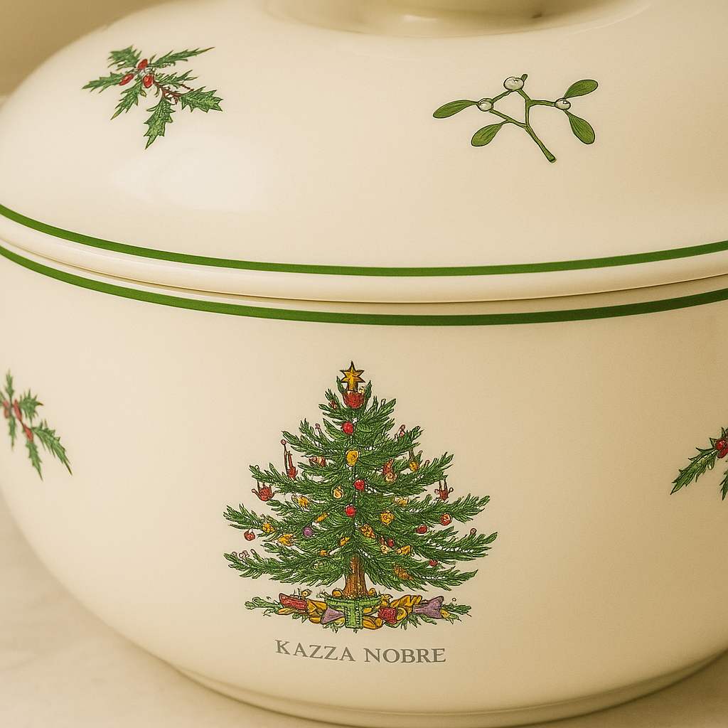 Christmas-Themed Casserole Dish – 1 Piece