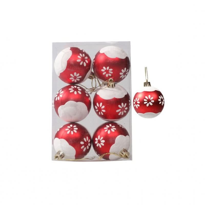 Christmas Tree Baubles Set – 6 Pieces
